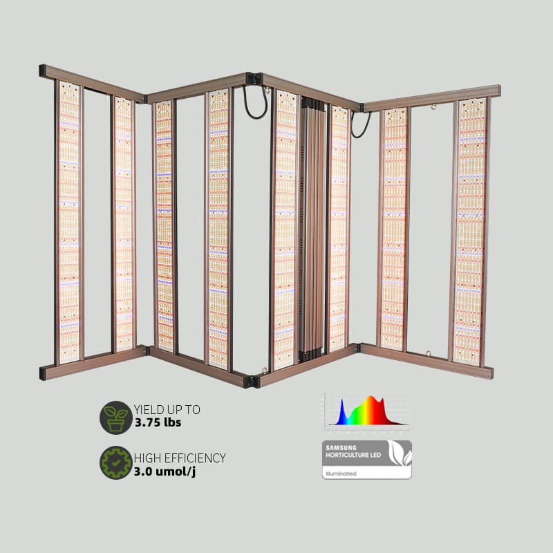 Remette Indoor Greenhouse 4*8ft 1500w 1600w Samsung Lm301b Grow Light