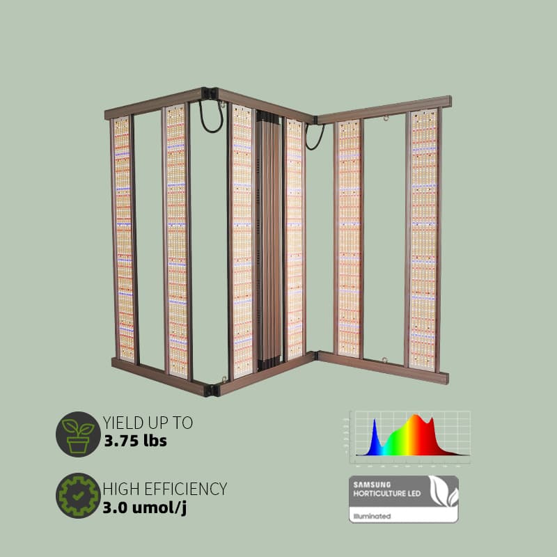 Remette Indoor Greenhouse 1200w Full Spectrum Plant Grow Light