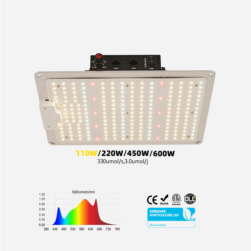 Grow Tent Aluminum Alloy Body Lm281b Quantum Board Grow Light